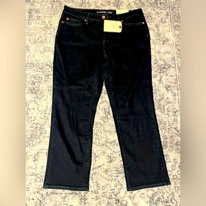 NWT Land’s End Mid rise crop jeans